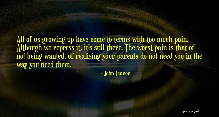 Not Being There Quotes By John Lennon