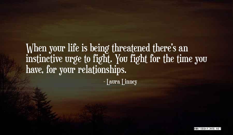 Not Being Threatened Quotes By Laura Linney Not Being Threatened Quotes By Laura Linney