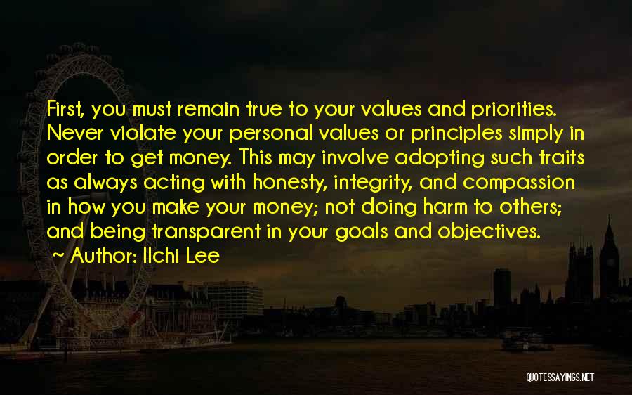 Not Being Transparent Quotes By Ilchi Lee