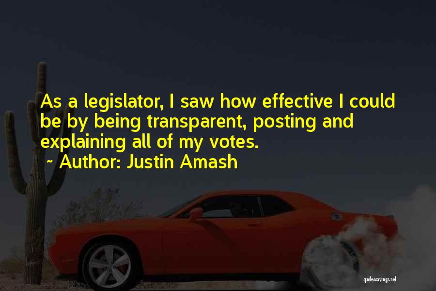 Not Being Transparent Quotes By Justin Amash