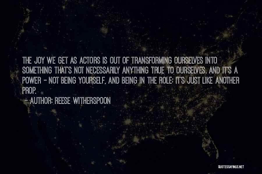 Not Being True To Yourself Quotes By Reese Witherspoon