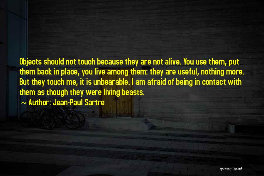 Not Being Useful Quotes By Jean-Paul Sartre