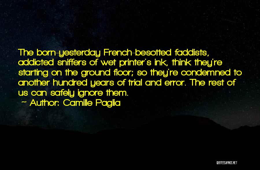 Not Born Yesterday Quotes By Camille Paglia