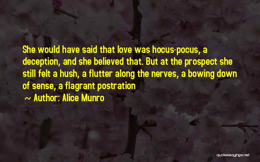 Not Bowing Down Quotes By Alice Munro