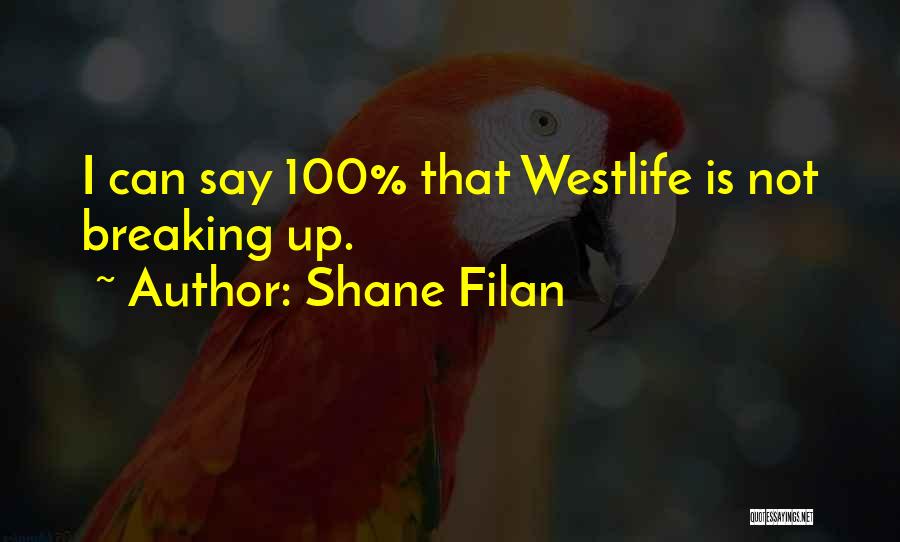 Not Breaking Up Quotes By Shane Filan