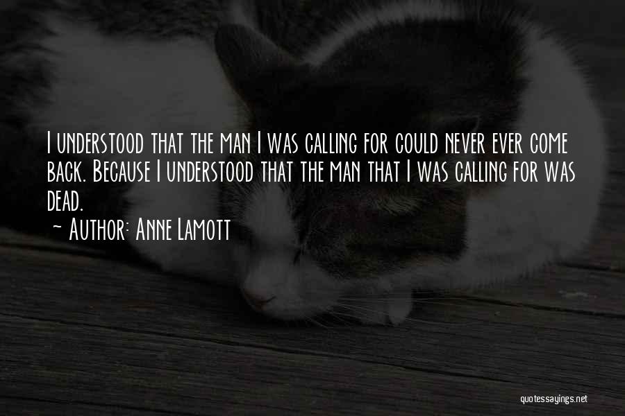 Not Calling Someone Back Quotes By Anne Lamott