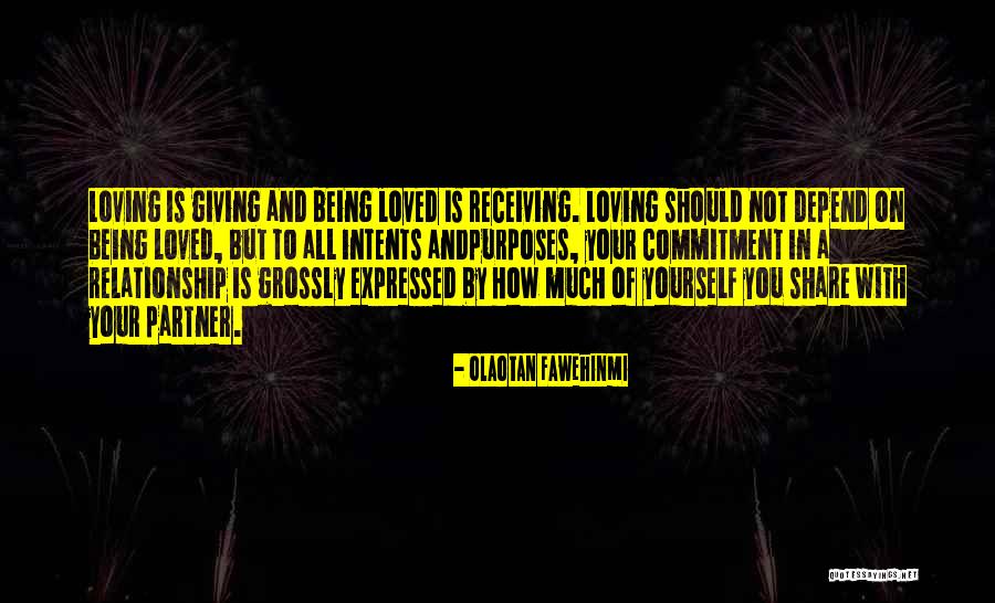 Not Caring Love Quotes By Olaotan Fawehinmi