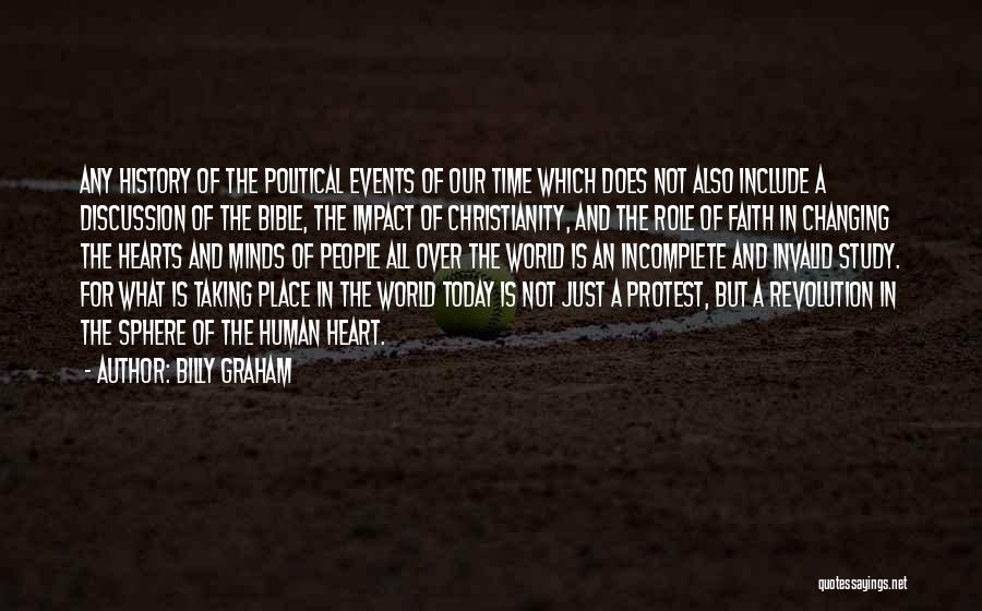 Not Changing History Quotes By Billy Graham