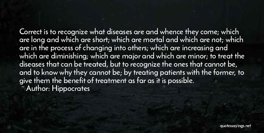 Not Changing Others Quotes By Hippocrates