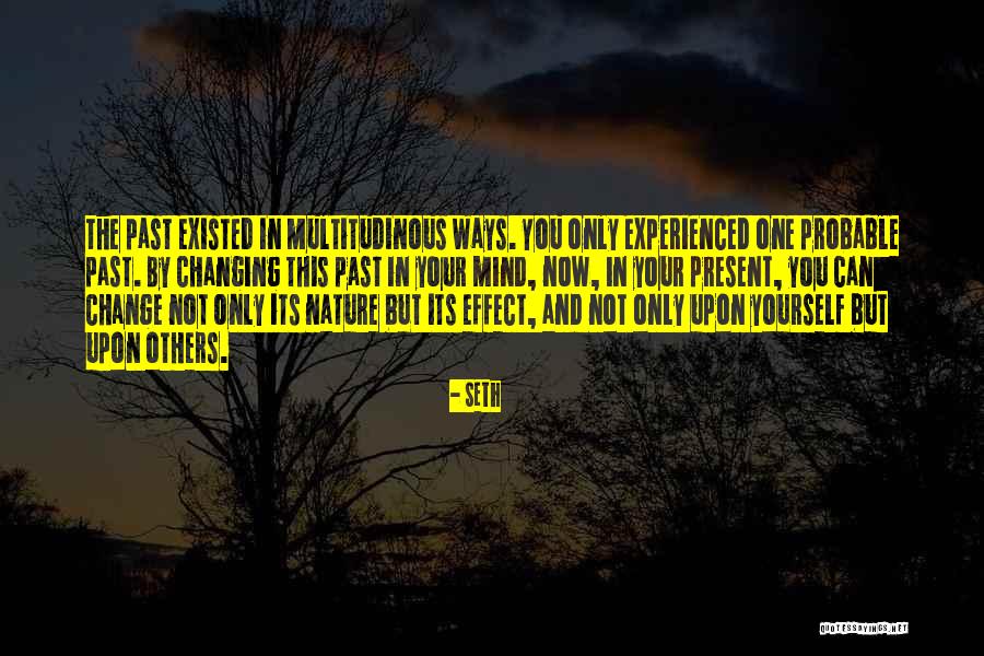 Not Changing The Past Quotes By Seth Not Changing The Past Quotes By Seth