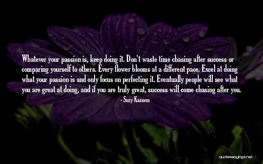 Not Chasing After Someone Quotes By Suzy Kassem