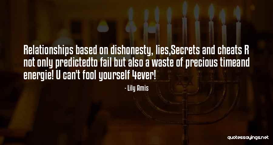 Not Cheating Quotes By Lily Amis