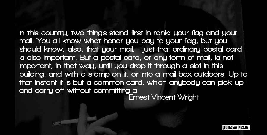 Not Committing Quotes By Ernest Vincent Wright