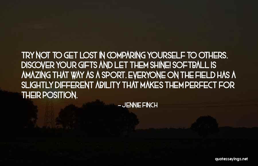 Not Comparing Quotes By Jennie Finch Not Comparing Quotes By Jennie Finch