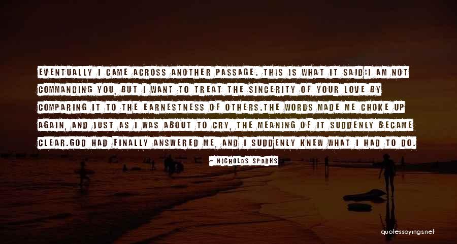 Not Comparing Quotes By Nicholas Sparks Not Comparing Quotes By Nicholas Sparks