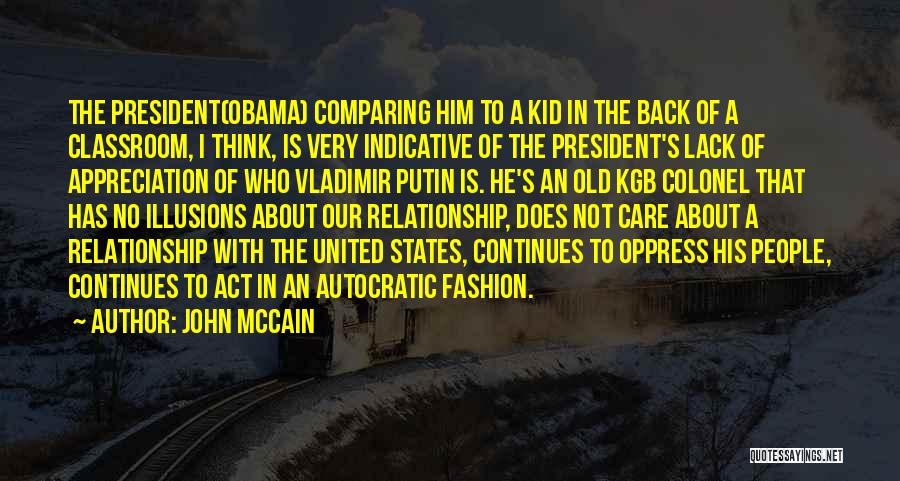 Not Comparing Yourself To Others Quotes By John McCain