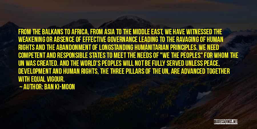 Not Competent Quotes By Ban Ki-moon