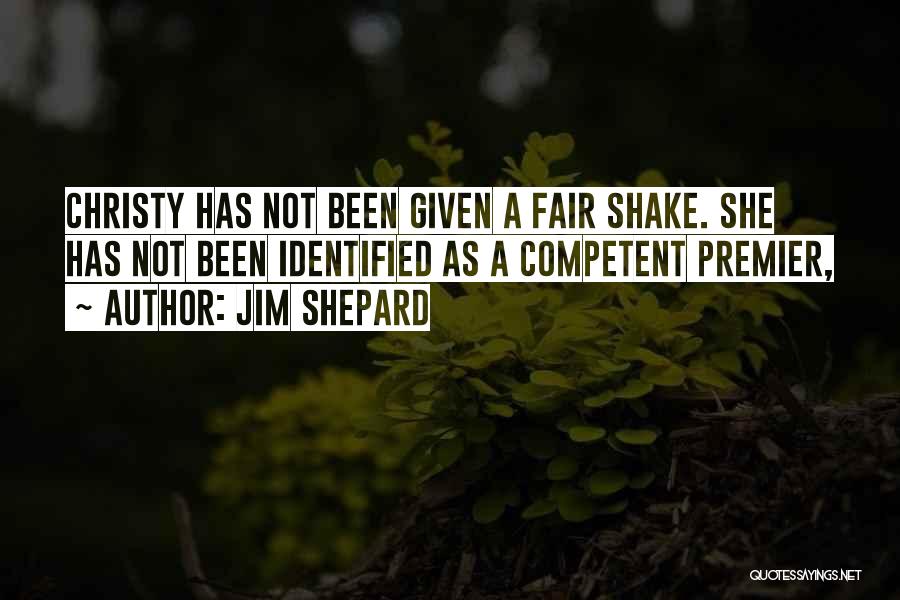 Not Competent Quotes By Jim Shepard