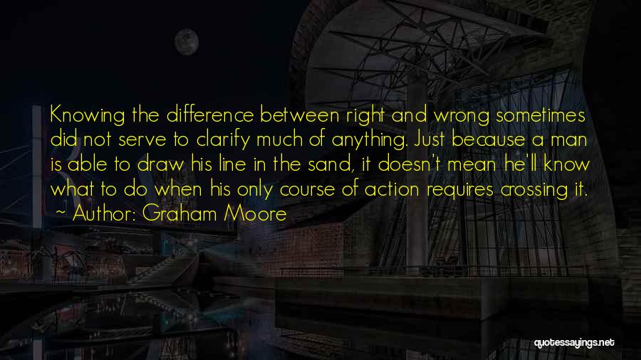 Not Crossing The Line Quotes By Graham Moore