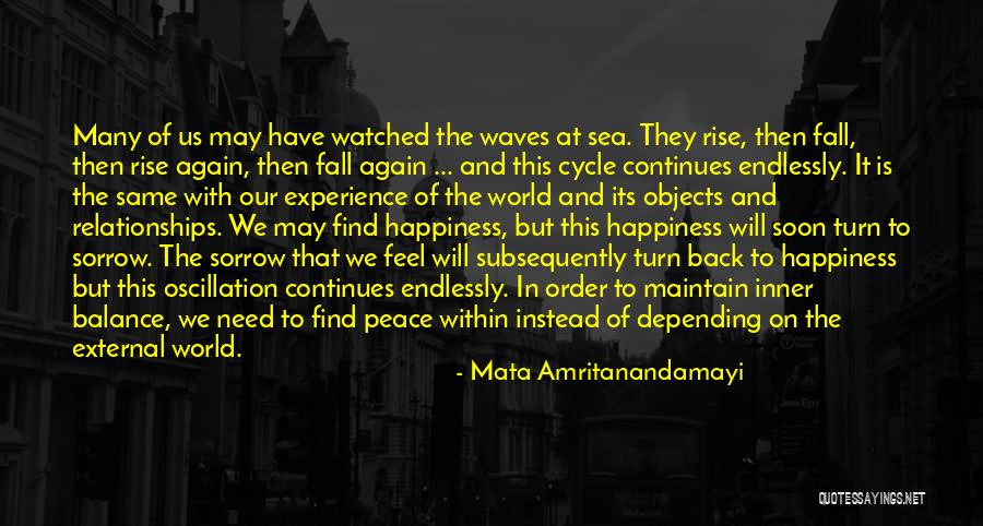 Not Depending On Others For Happiness Quotes By Mata Amritanandamayi Not Depending On Others For Happiness Quotes By Mata Amritanandamayi