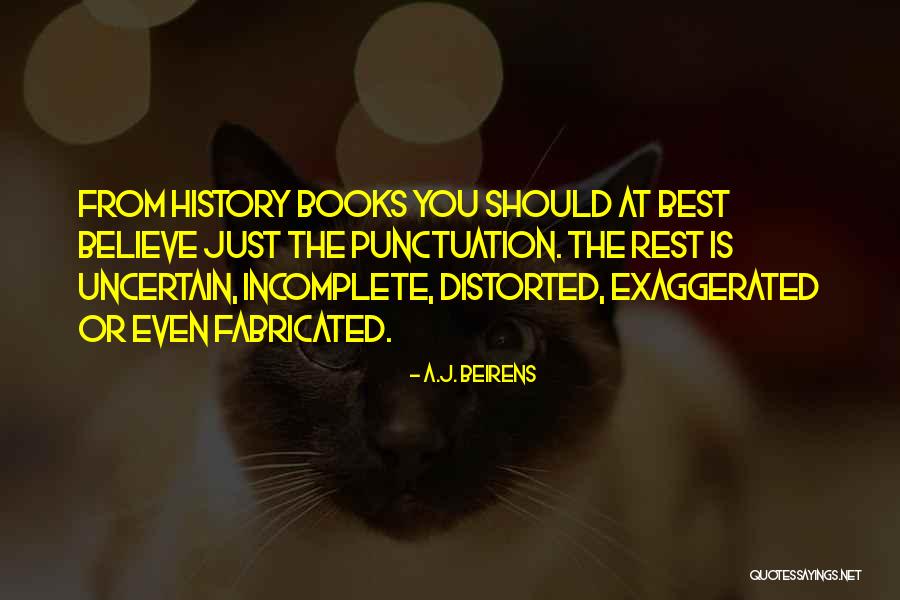 Not Distorted Truth Quotes By A.J. Beirens