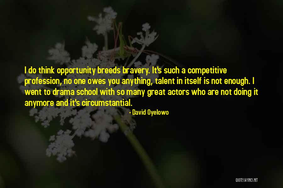 Not Doing Enough Quotes By David Oyelowo