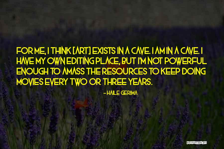 Not Doing Enough Quotes By Haile Gerima