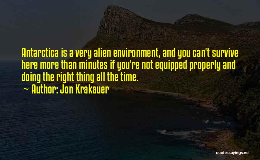 Not Doing The Right Thing Quotes By Jon Krakauer