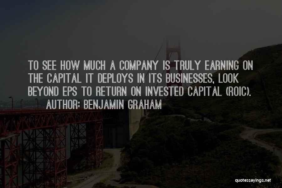 Not Earning Something Quotes By Benjamin Graham