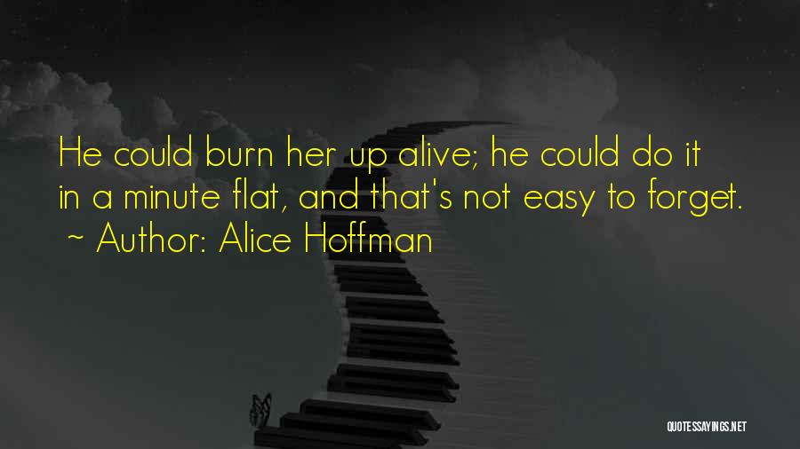 Not Easy To Forget Quotes By Alice Hoffman