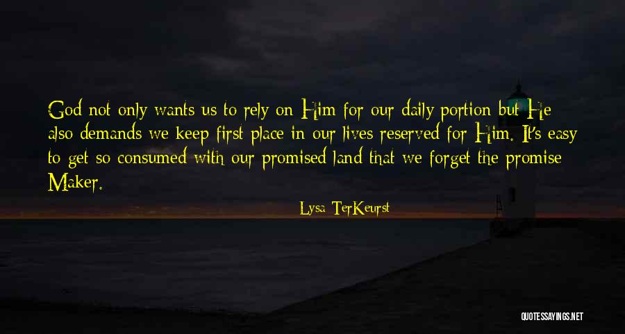 Not Easy To Forget Quotes By Lysa TerKeurst