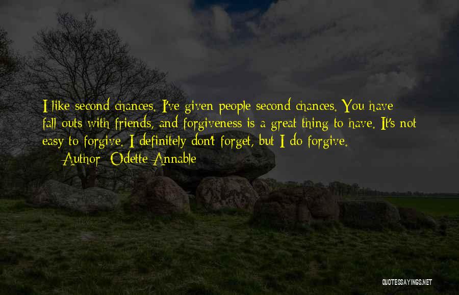 Not Easy To Forget Quotes By Odette Annable
