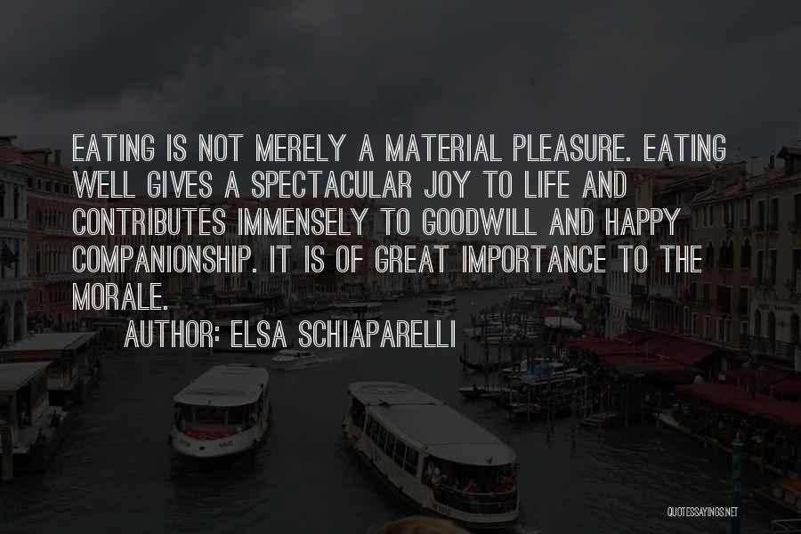 Not Eating Food Quotes By Elsa Schiaparelli Not Eating Food Quotes By Elsa Schiaparelli
