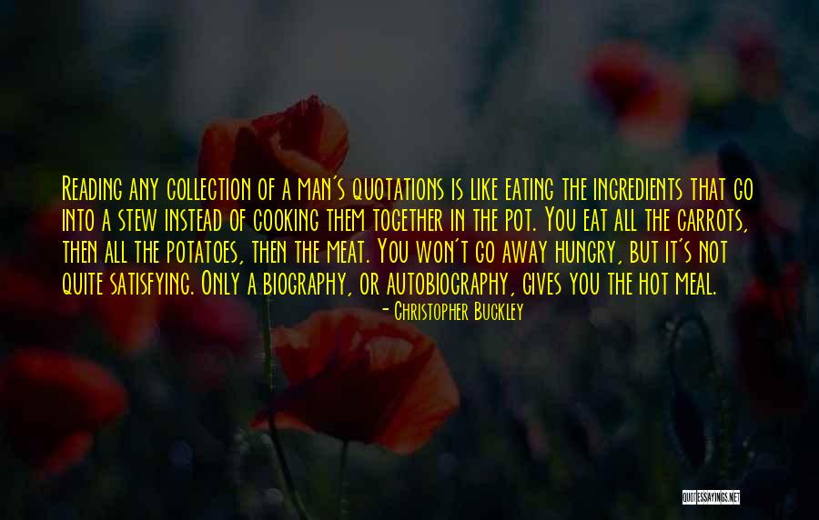 Not Eating Meat Quotes By Christopher Buckley Not Eating Meat Quotes By Christopher Buckley