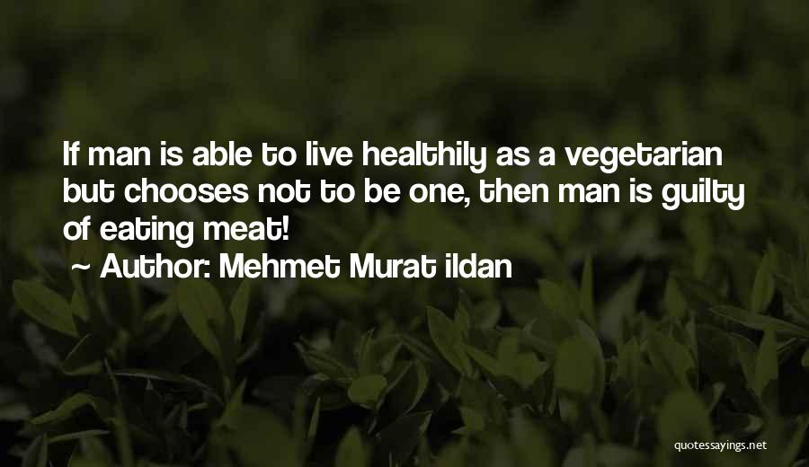 Not Eating Meat Quotes By Mehmet Murat Ildan