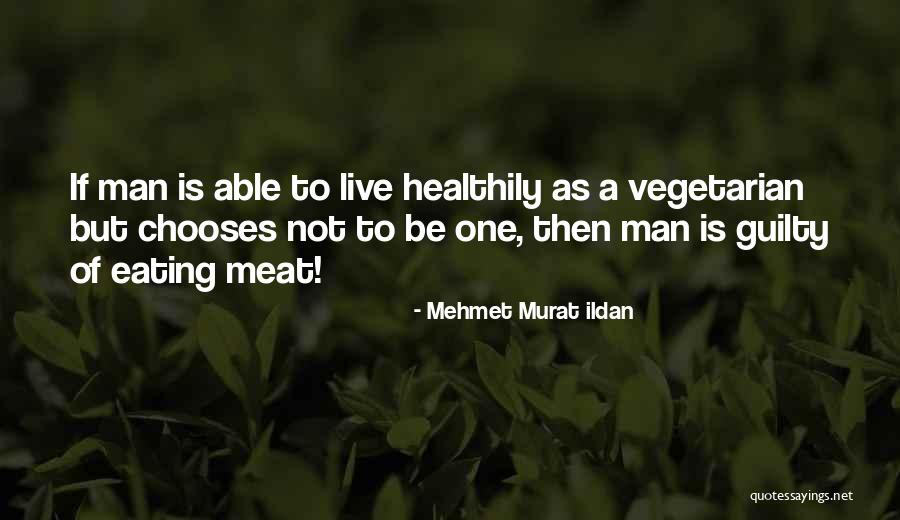 Not Eating Meat Quotes By Mehmet Murat Ildan