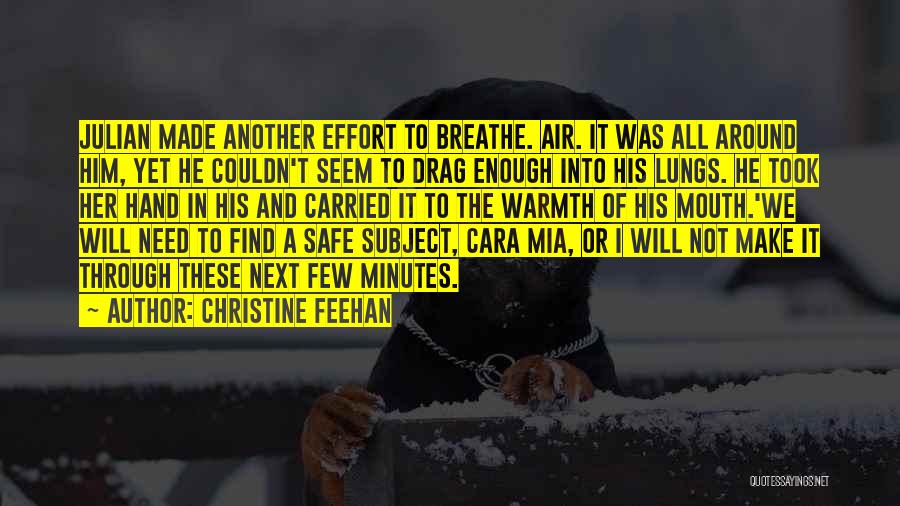 Not Enough Effort Quotes By Christine Feehan