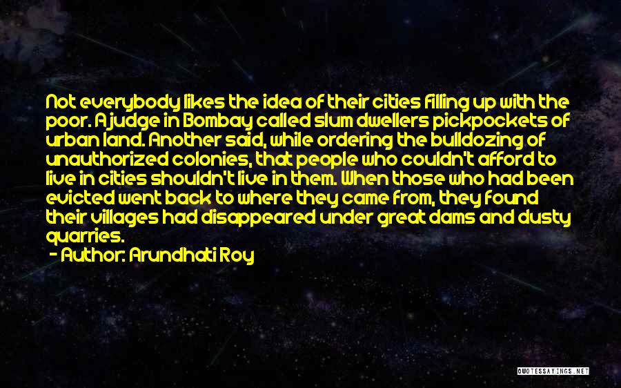 Not Everybody Likes Us Quotes By Arundhati Roy