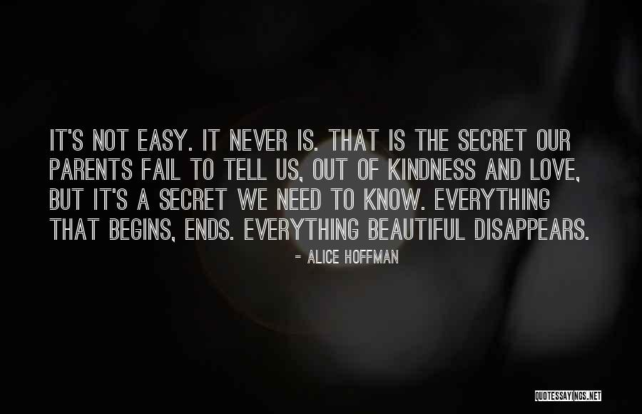 Not Everything Is Easy Quotes By Alice Hoffman