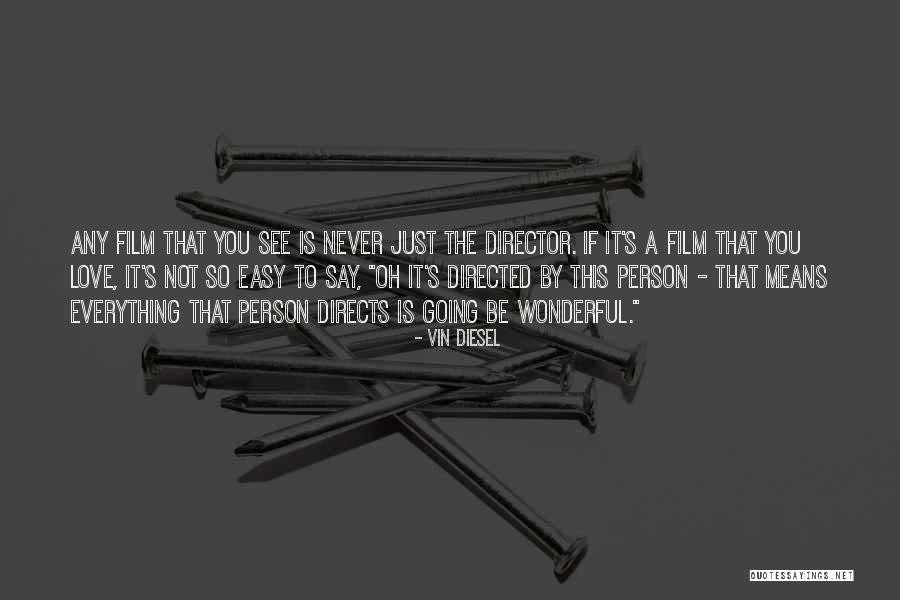 Not Everything Is Easy Quotes By Vin Diesel