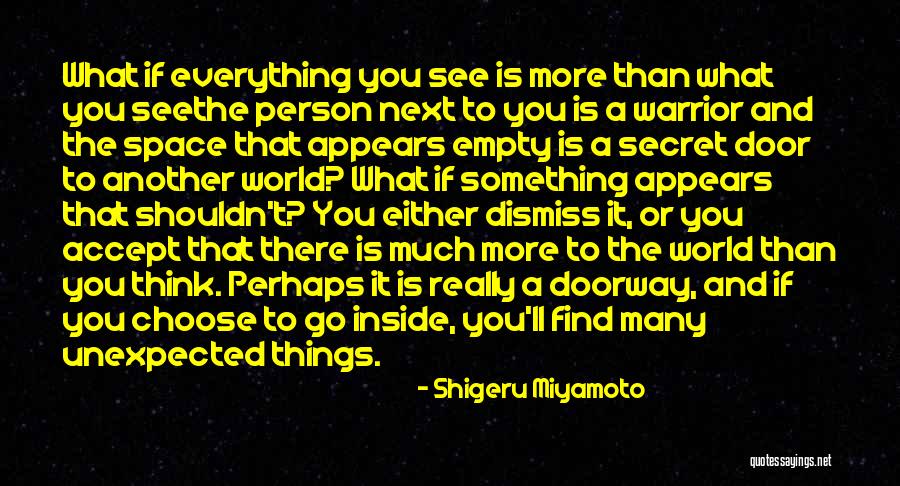 Not Everything Is What It Appears To Be Quotes By Shigeru Miyamoto