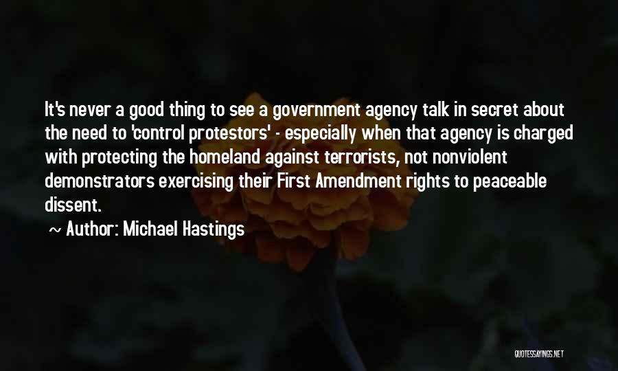 Not Exercising Quotes By Michael Hastings