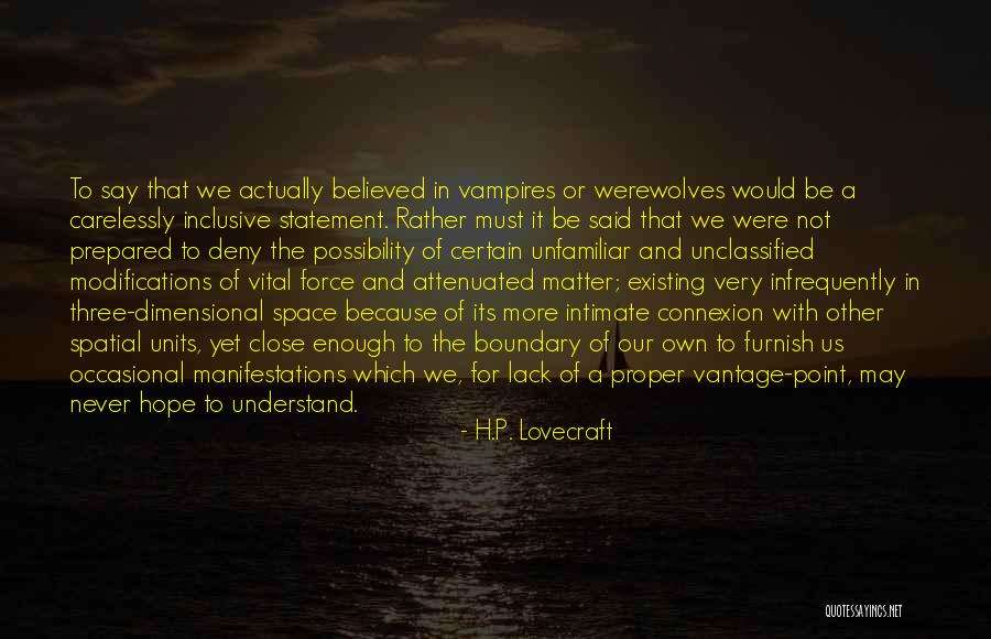 Not Existing Quotes By H.P. Lovecraft