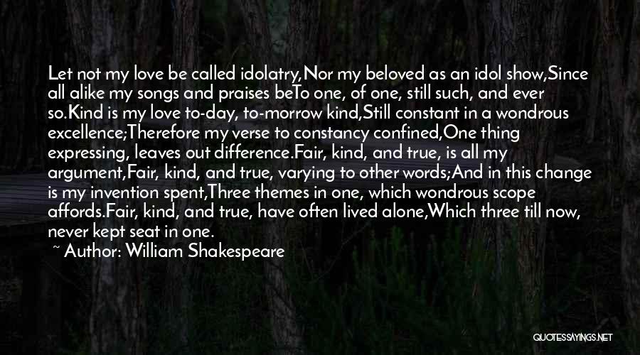 Not Expressing Love Quotes By William Shakespeare