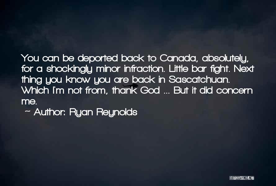 Not Fighting Back Quotes By Ryan Reynolds