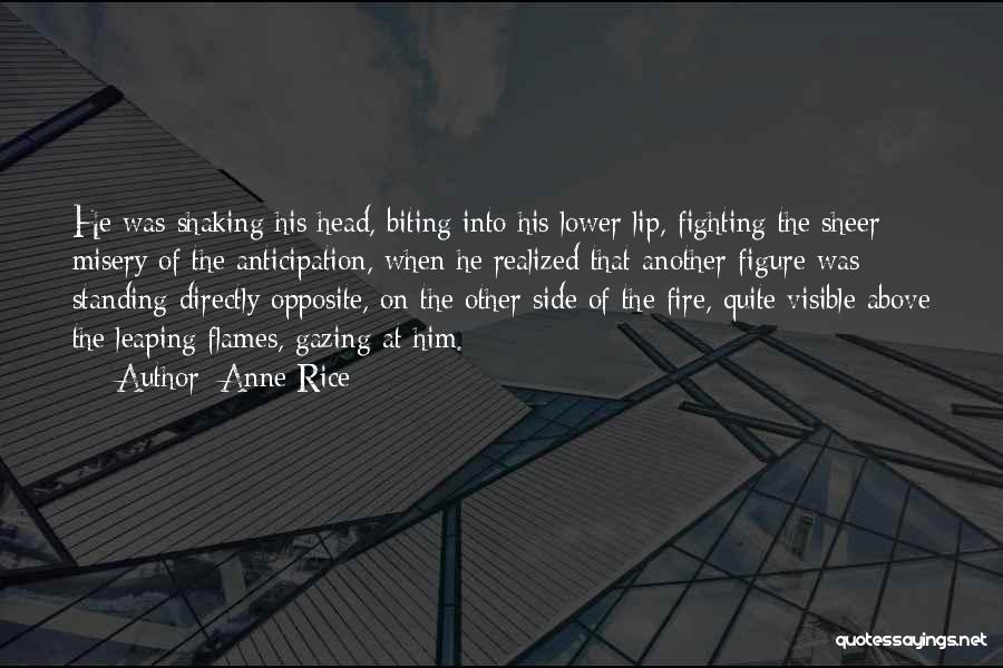 Not Fighting Fire With Fire Quotes By Anne Rice