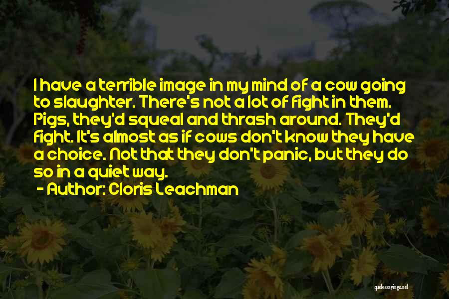 Not Fighting Quotes By Cloris Leachman