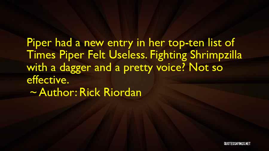 Not Fighting Quotes By Rick Riordan