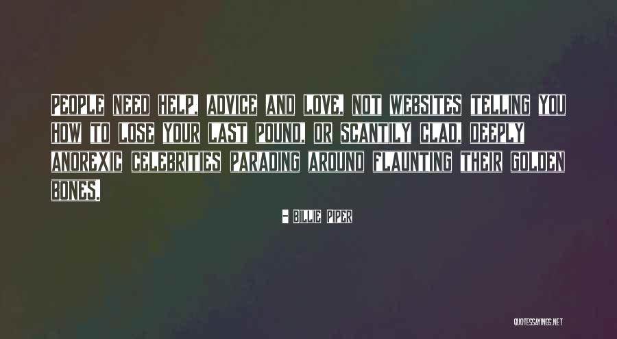 Not Flaunting Quotes By Billie Piper Not Flaunting Quotes By Billie Piper