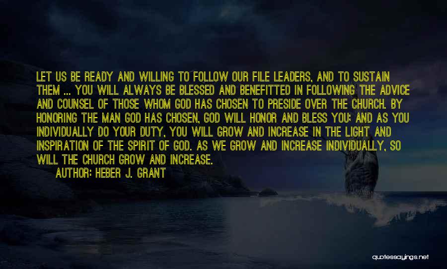 Not Following Advice Quotes By Heber J. Grant